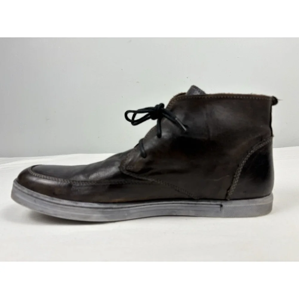 Bed Stu Duke II F437514 Gray Distressed Leather Chukka Boots Men's 11M EUC